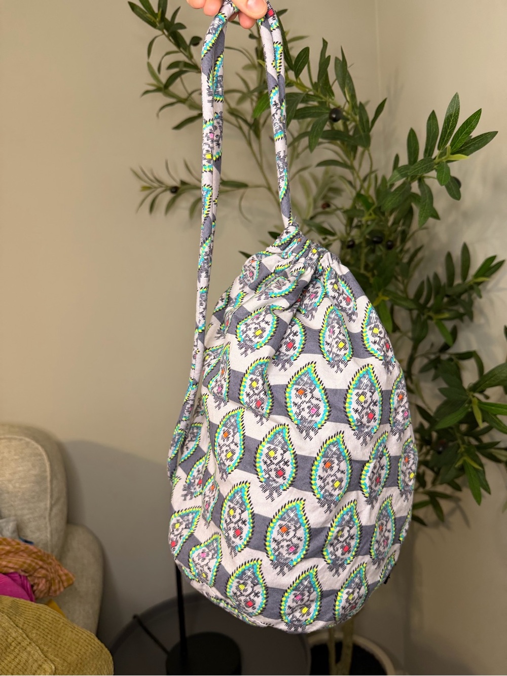 Vera Bradley Iconic Ditty Bag Paisley Stripes
